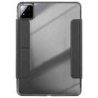 For Xiaomi Pad 7 / 7 Pro Magnetic Detachable Dual-Clasp Acrylic Deformation Leather Tablet Case(Black) - 3