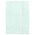 For Xiaomi Pad 7 / 7 Pro Magnetic Detachable Dual-Clasp Acrylic Deformation Leather Tablet Case(Baby Green) - 2
