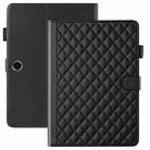 For OPPO Pad SE 11 inch Rhombus Lattice Leather Tablet Case(Black) - 2