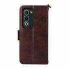 For OPPO A5 5G / 4G Global Multi-card Slots Crossbody Cowhide Leather Phone Case(Brown) - 3