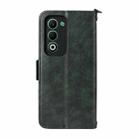 For OPPO A5 5G / 4G Global Multi-card Slots Crossbody Cowhide Leather Phone Case(Green) - 3
