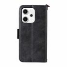 For OPPO Reno14 Pro 5G Multi-card Slots Crossbody Cowhide Leather Phone Case(Black) - 3