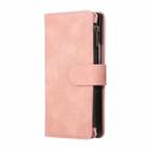 For Samsung Galaxy Z Fold7 5G Multifunctional Frosted Zipper Wallet Leather Phone Case(Pink) - 2