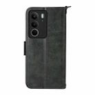 For Realme C71 4G / 14x 5G India / C75 4G Multi-card Slots Crossbody Cowhide Leather Phone Case(Green) - 3