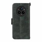 For Realme 14 Pro+ Multi-card Slots Crossbody Cowhide Leather Phone Case(Green) - 3