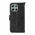 For Motorola Moto G56 / G66j / G66y 5G Multi-card Slots Crossbody Cowhide Leather Phone Case(Black) - 3