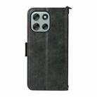 For Motorola Moto G56 / G66j / G66y 5G Multi-card Slots Crossbody Cowhide Leather Phone Case(Green) - 3