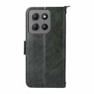 For Motorola Moto G15 / G15 Power Multi-card Slots Crossbody Cowhide Leather Phone Case(Green) - 3