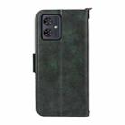 For Motorola Moto G54 / G64 / G64y Multi-card Slots Crossbody Cowhide Leather Phone Case(Green) - 3