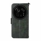 For Sharp Aquos R9 Pro Multi-card Slots Crossbody Cowhide Leather Phone Case(Green) - 3