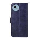 For Sharp Aquos wish4 Multi-card Slots Crossbody Cowhide Leather Phone Case(Blue) - 3