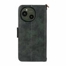 For Sharp Aquos R10 / R9 Multi-card Slots Crossbody Cowhide Leather Phone Case(Green) - 3