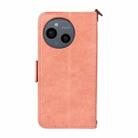 For Sharp Aquos Sense9 Multi-card Slots Crossbody Cowhide Leather Phone Case(Pink) - 3