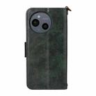 For Sharp Aquos Sense9 Multi-card Slots Crossbody Cowhide Leather Phone Case(Green) - 3