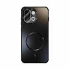 For OnePlus 13T ABEEL Heat Dissipation Frosted MagSafe Phone Case with Lens Film(Black) - 2