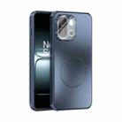 For OnePlus 13T ABEEL Heat Dissipation Frosted MagSafe Phone Case with Lens Film(Dark Blue) - 1