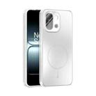 For OnePlus 13T ABEEL Heat Dissipation Frosted MagSafe Phone Case with Lens Film(White) - 1