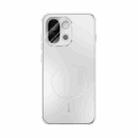 For OnePlus 13T ABEEL Heat Dissipation Frosted MagSafe Phone Case with Lens Film(White) - 2