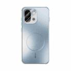 For OnePlus 13T ABEEL Heat Dissipation Frosted MagSafe Phone Case with Lens Film(Light Blue) - 2