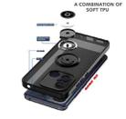 For Redmi 12C / 11A Q Shadow 1 Series TPU + PC Phone Case with Ring(Red) - 3