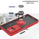 For Redmi K50 Q Shadow 1 Series TPU + PC Phone Case with Ring(Red) - 3