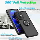 For Redmi Note 12 5G Global Q Shadow 1 Series TPU + PC Phone Case with Ring(Army Green) - 2