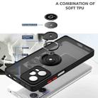 For Redmi Note 12 Pro 5G Global Q Shadow 1 Series TPU + PC Phone Case with Ring(Black+Red) - 3