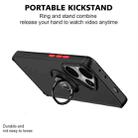 For Redmi Turbo 3 / Poco F6 Q Shadow 1 Series TPU + PC Phone Case with Ring(Red) - 3