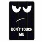 For OPPO Pad SE Custer Painted 3-Fold Holder Leather Smart Tablet Case(Big Eye) - 2