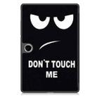 For OPPO Pad SE Custer Painted 3-Fold Holder Leather Smart Tablet Case(Big Eye) - 3