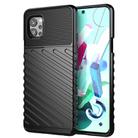 For Motorola Moto G9 Plus Thunderbolt Shockproof TPU Protective Soft Case(Black) - 1