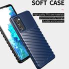 For Samsung Galaxy S20 FE Thunderbolt Shockproof TPU Protective Soft Case(Blue) - 2