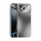 For iPhone 17 Pro Max ABEEL Heat Dissipation Frosted MagSafe Phone Case with Lens Film(Silver) - 1