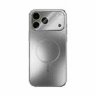 For iPhone 17 Pro Max ABEEL Heat Dissipation Frosted MagSafe Phone Case with Lens Film(Silver) - 2