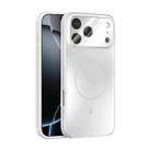 For iPhone 17 Pro Max ABEEL Heat Dissipation Frosted MagSafe Phone Case with Lens Film(White) - 1