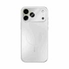 For iPhone 17 Pro Max ABEEL Heat Dissipation Frosted MagSafe Phone Case with Lens Film(White) - 2