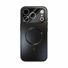For iPhone 17 Pro ABEEL Heat Dissipation Frosted MagSafe Phone Case with Lens Film(Black) - 2