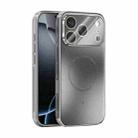 For iPhone 17 Pro ABEEL Heat Dissipation Frosted MagSafe Phone Case with Lens Film(Silver) - 1