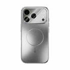 For iPhone 17 Pro ABEEL Heat Dissipation Frosted MagSafe Phone Case with Lens Film(Silver) - 2