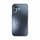 For iPhone 17 ABEEL Heat Dissipation Frosted MagSafe Phone Case with Lens Film(Dark Blue) - 2