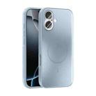 For iPhone 17 ABEEL Heat Dissipation Frosted MagSafe Phone Case with Lens Film(Light Blue) - 1