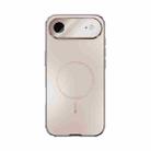 For iPhone 17 Air ABEEL Heat Dissipation Frosted MagSafe Phone Case with Lens Film(Rose Gold) - 2