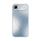 For iPhone 17 Air ABEEL Heat Dissipation Frosted MagSafe Phone Case with Lens Film(Light Blue) - 2