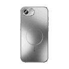For iPhone 16e ABEEL Heat Dissipation Frosted MagSafe Phone Case with Lens Film(Silver) - 2