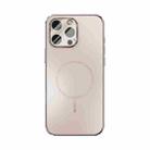 For iPhone 16 Pro Max ABEEL Heat Dissipation Frosted MagSafe Phone Case with Lens Film(Rose Gold) - 2