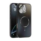 For iPhone 16 Pro ABEEL Heat Dissipation Frosted MagSafe Phone Case with Lens Film(Black) - 1
