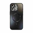 For iPhone 16 Pro ABEEL Heat Dissipation Frosted MagSafe Phone Case with Lens Film(Black) - 2
