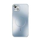 For iPhone 15 Plus ABEEL Heat Dissipation Frosted MagSafe Phone Case with Lens Film(Light Blue) - 2