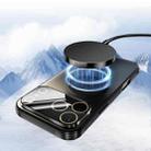 For iPhone 14 Pro Max ABEEL Heat Dissipation Frosted MagSafe Phone Case with Lens Film(Rose Gold) - 3