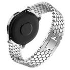22mm xDfind Fish Scale Texture Metal Watch Band(Silver) - 2